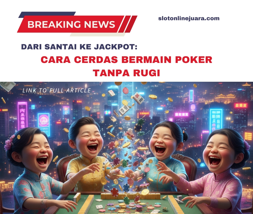 Dari Santai ke Jackpot: Cara Cerdas Bermain Poker Tanpa Rugi