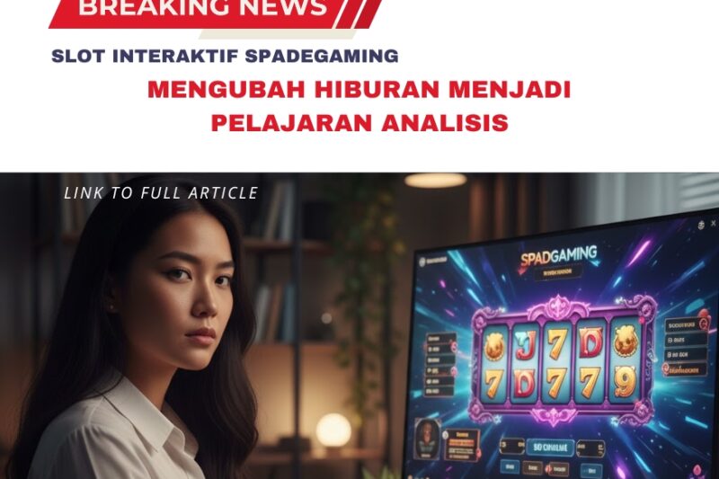 Slot Interaktif Spadegaming: Mengubah Hiburan Menjadi Pelajaran Analisis