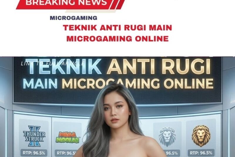 Teknik Anti Rugi Microgaming